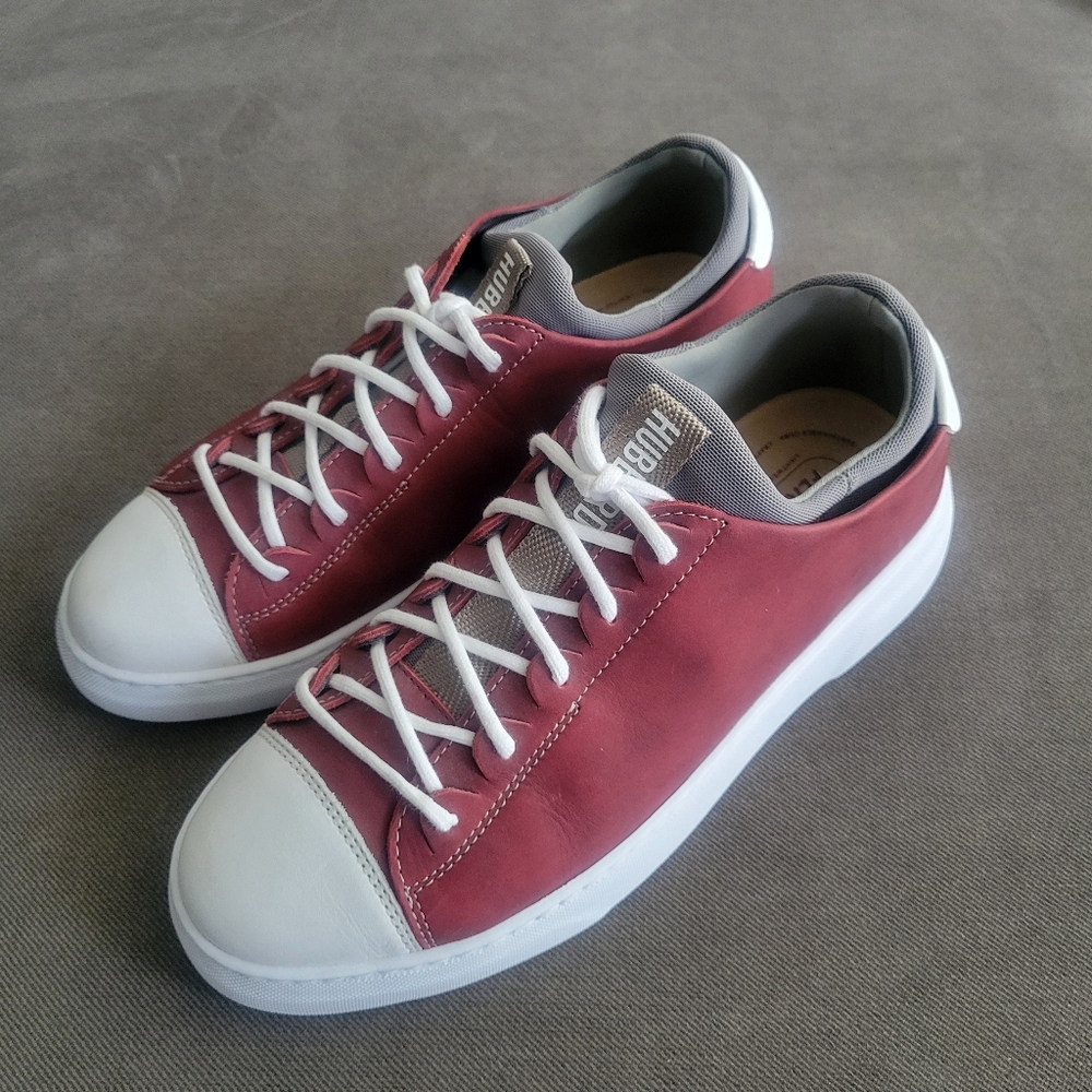 Samuel Hubbard Men's 8 M "Flight Solo" Sneaker Burgundy Leather 3622